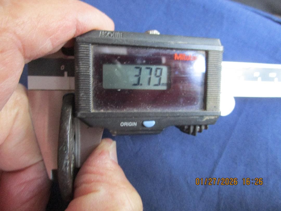 中国銭　咸豊通寶　背二十　1枚　ひびあります　古い中国の貨幣