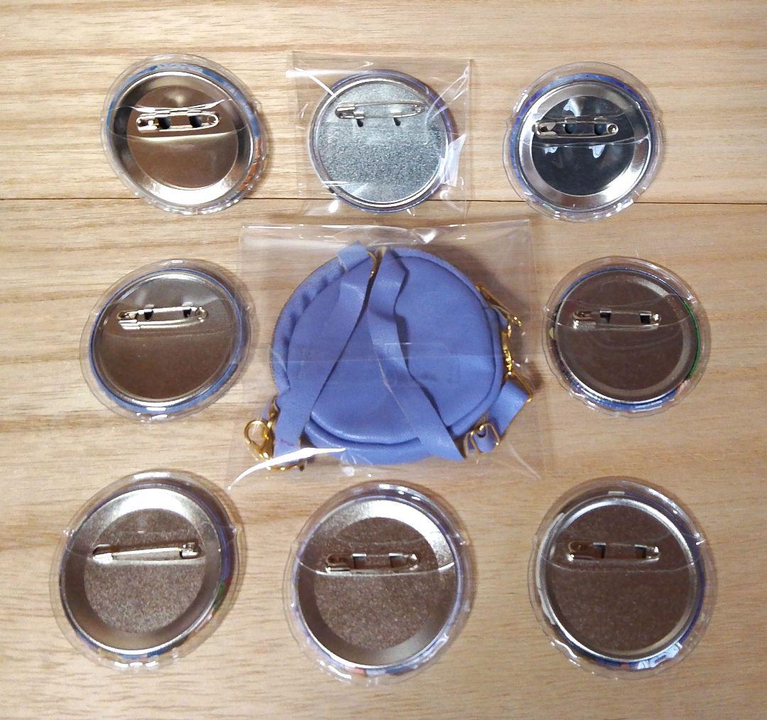 【希少】忍たま乱太郎　尾浜勘右衛門　缶バッジ　セット　ポーチ付き