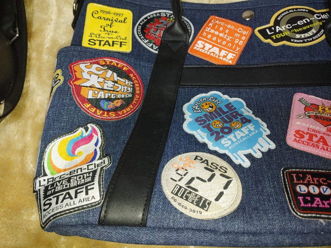 未使用 L'Arc～en～Ciel 25周年ライブグッズ パスバック