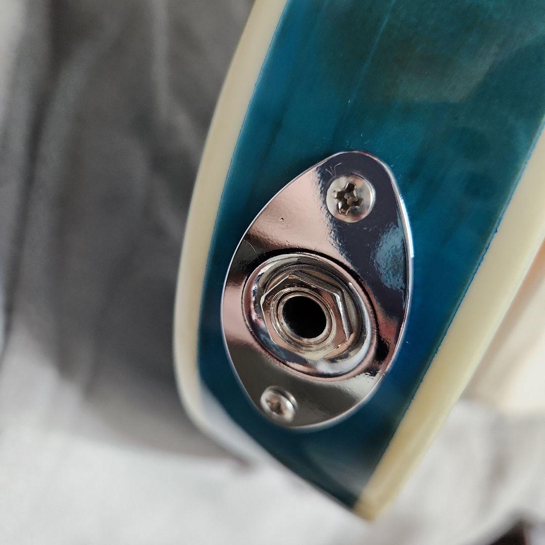 アクアブルー テレキャスタータイプ エレキギター