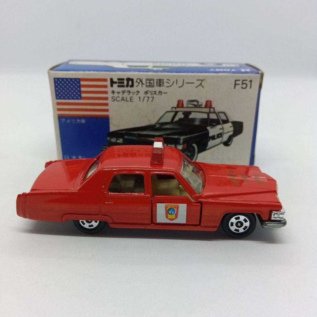 トミカ 青箱 日本製 F51 キャデラックポリスカー C MINNESOTA