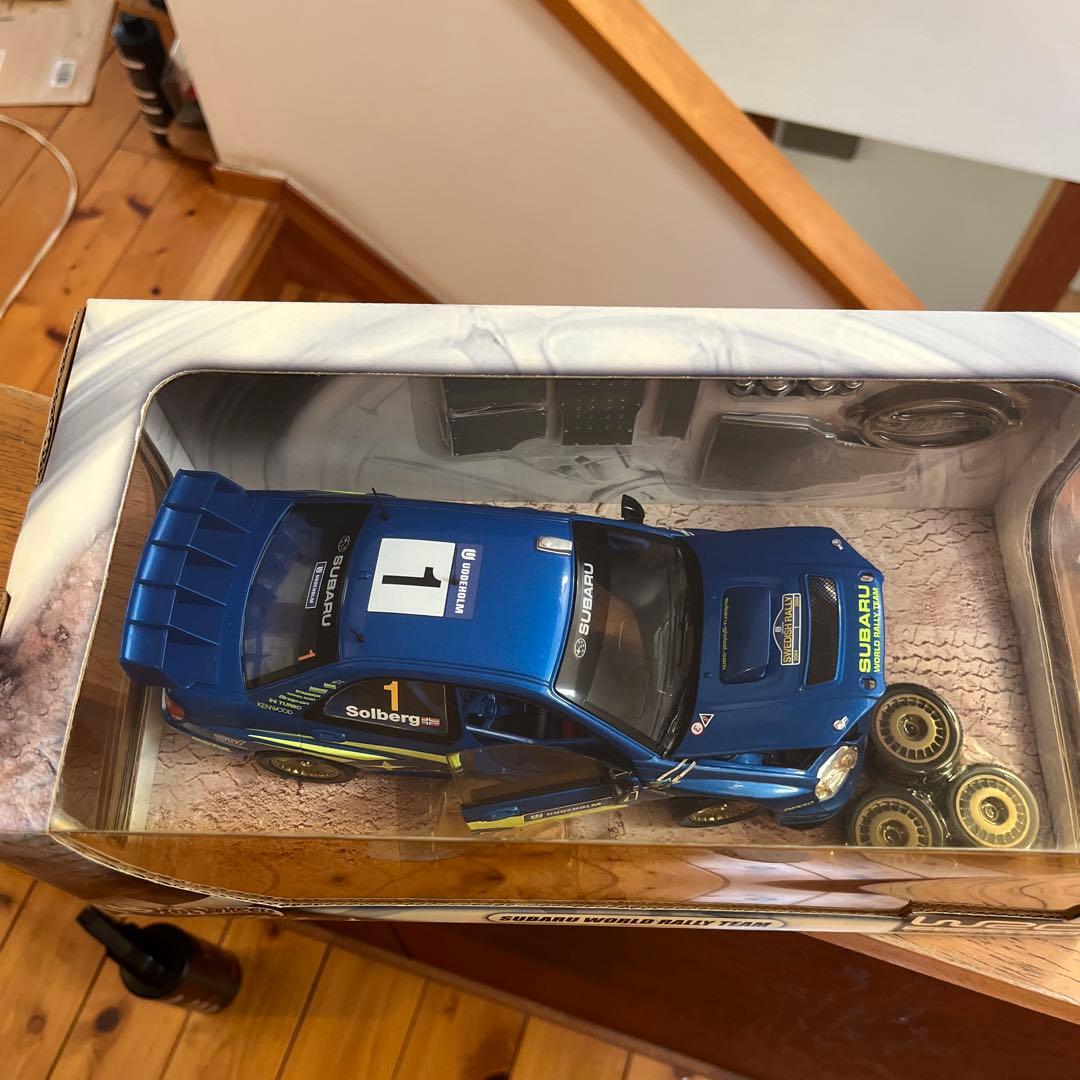 スバル WRC ラリーカー 1:18 ソルベルグ