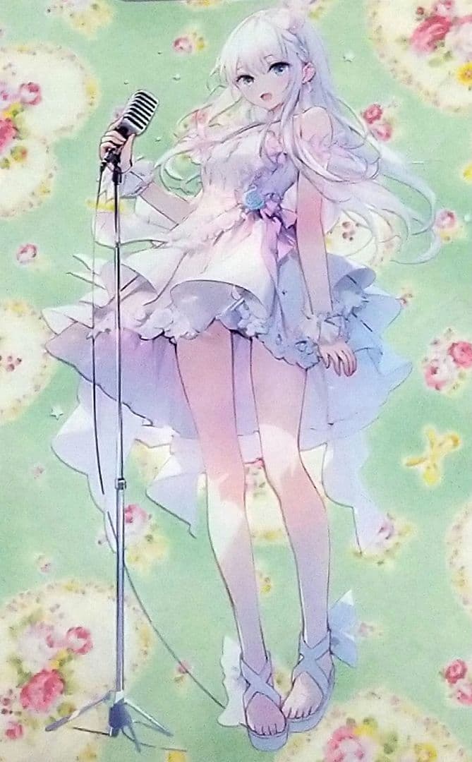 のこり１✩廃盤品✩J808＃音楽歌姫(PET)切り売り海外人物女の子AIマステ