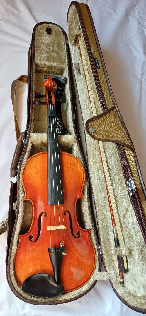 【国産】SUZUKI バイオリンNo.200 4/4＆ブラウンケース付き