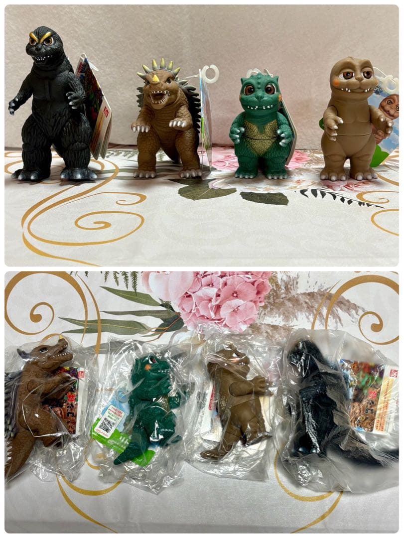 ムービーモンスターシリーズ　怪獣人形劇ゴジばん ソフビ4体セット　タグ付き