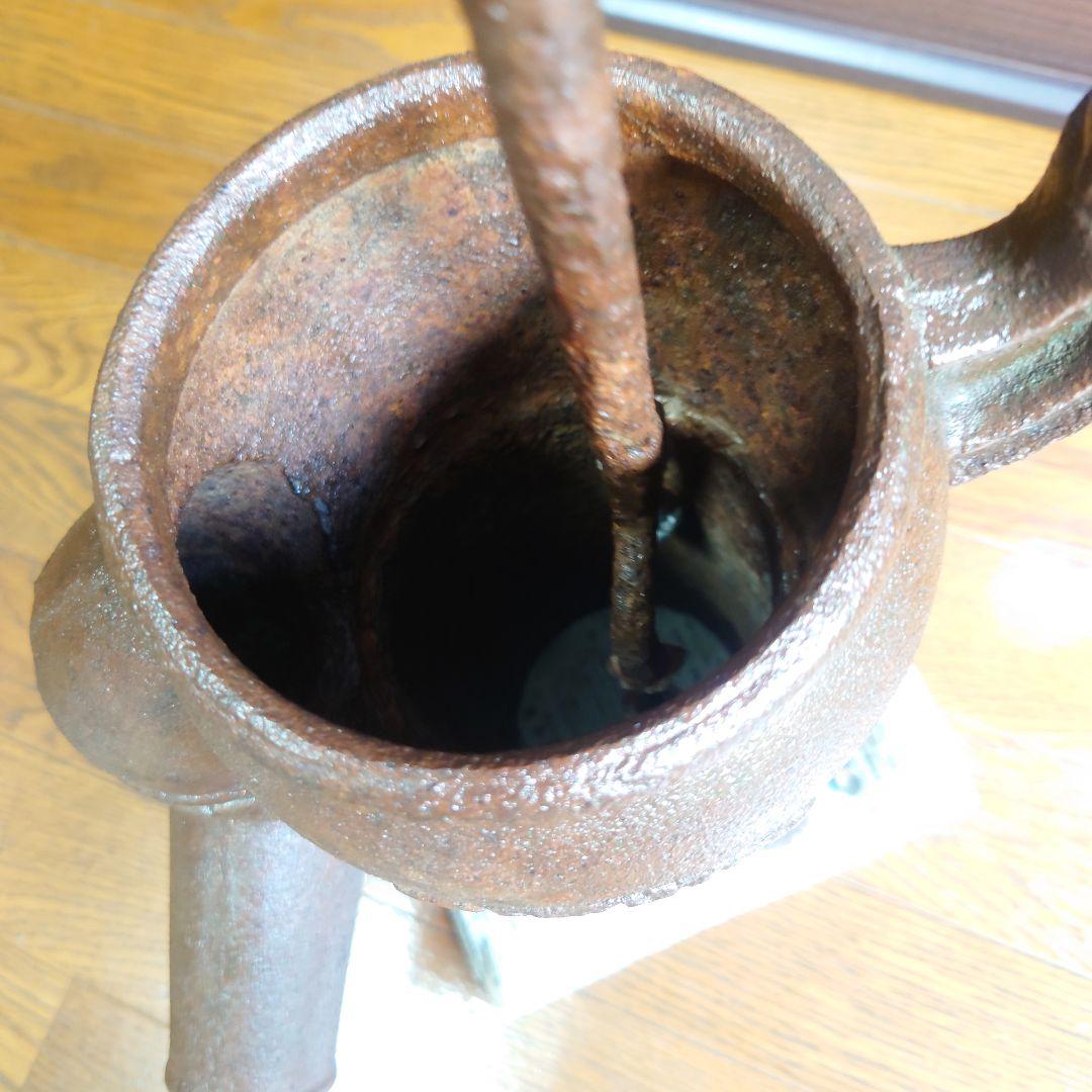 古道具　希少　サクラマーク川本式　手押ポンプ　昭和中期