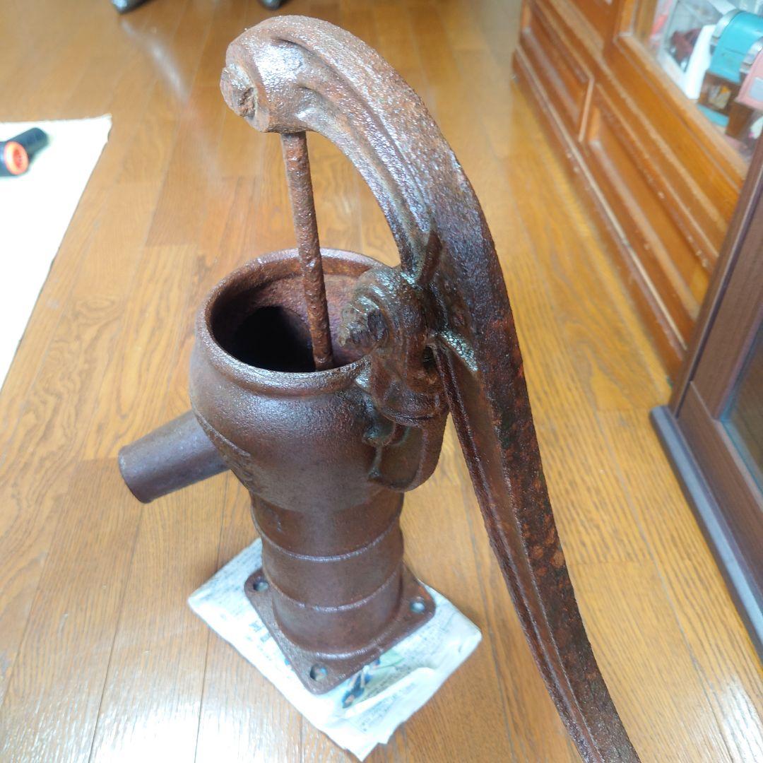 古道具　希少　サクラマーク川本式　手押ポンプ　昭和中期