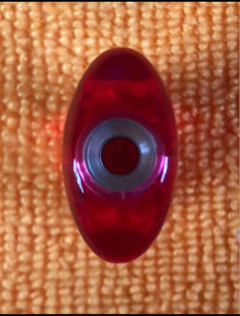 IOS アクリスタ　スリム　ハンドルノブ　ルビーレッド