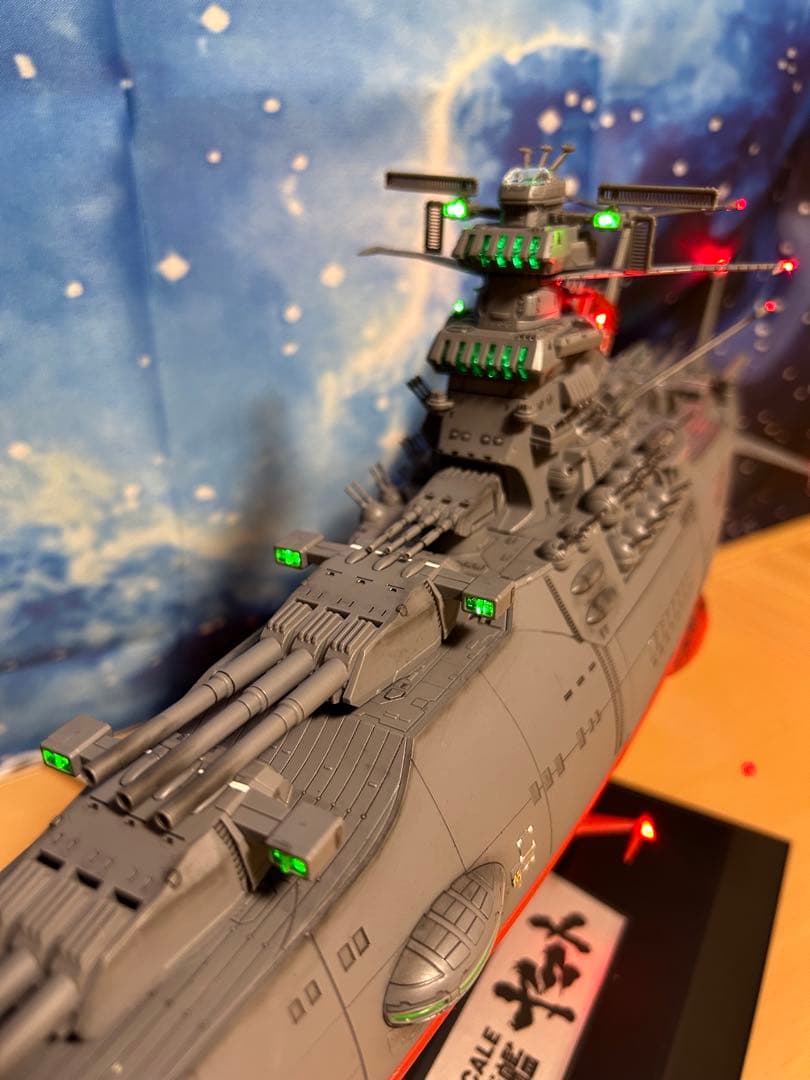 宇宙戦艦ヤマト2199 1/500フル電飾済み(今回はエンチョコちゃん)