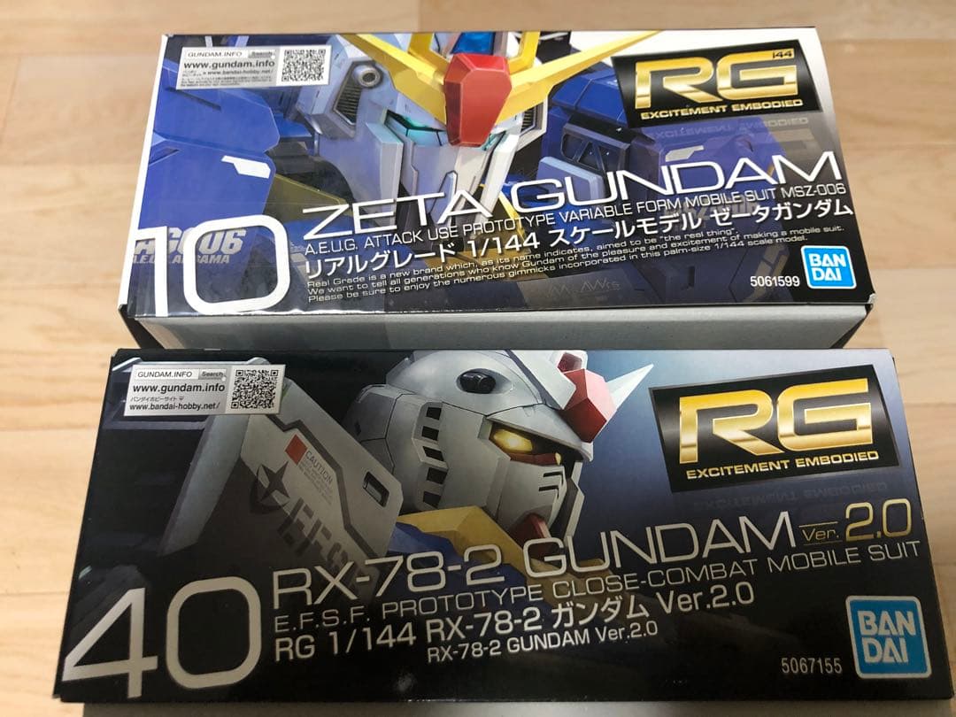 ▪️RG RX-78-2 GUNDAM Ver.2.0 & ZETA GUNDAM
