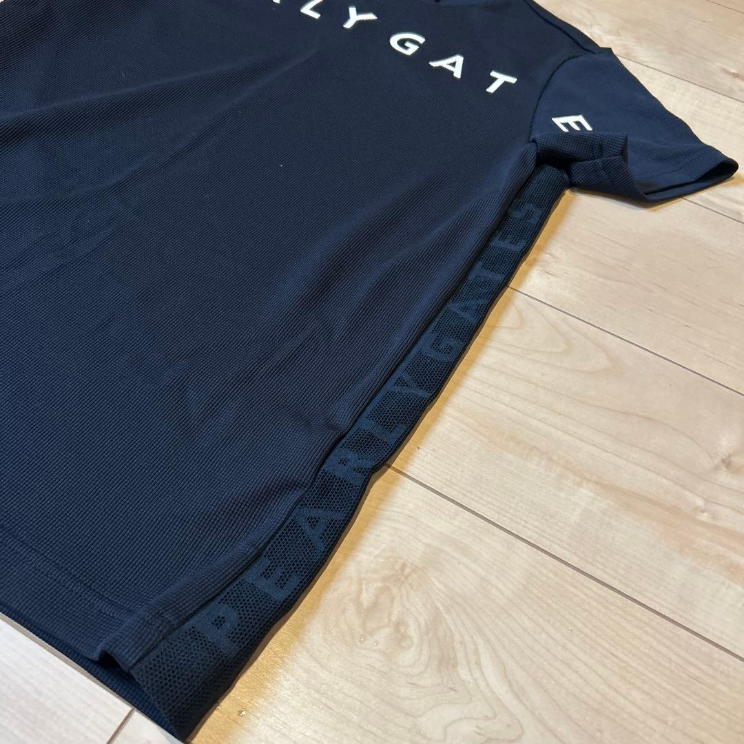 パーリーゲイツモックネック（ブラック×ピンク）