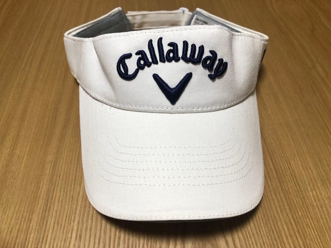 新品　未使用　キャロウェイ サンバイザー ホワイト ベア Callaway