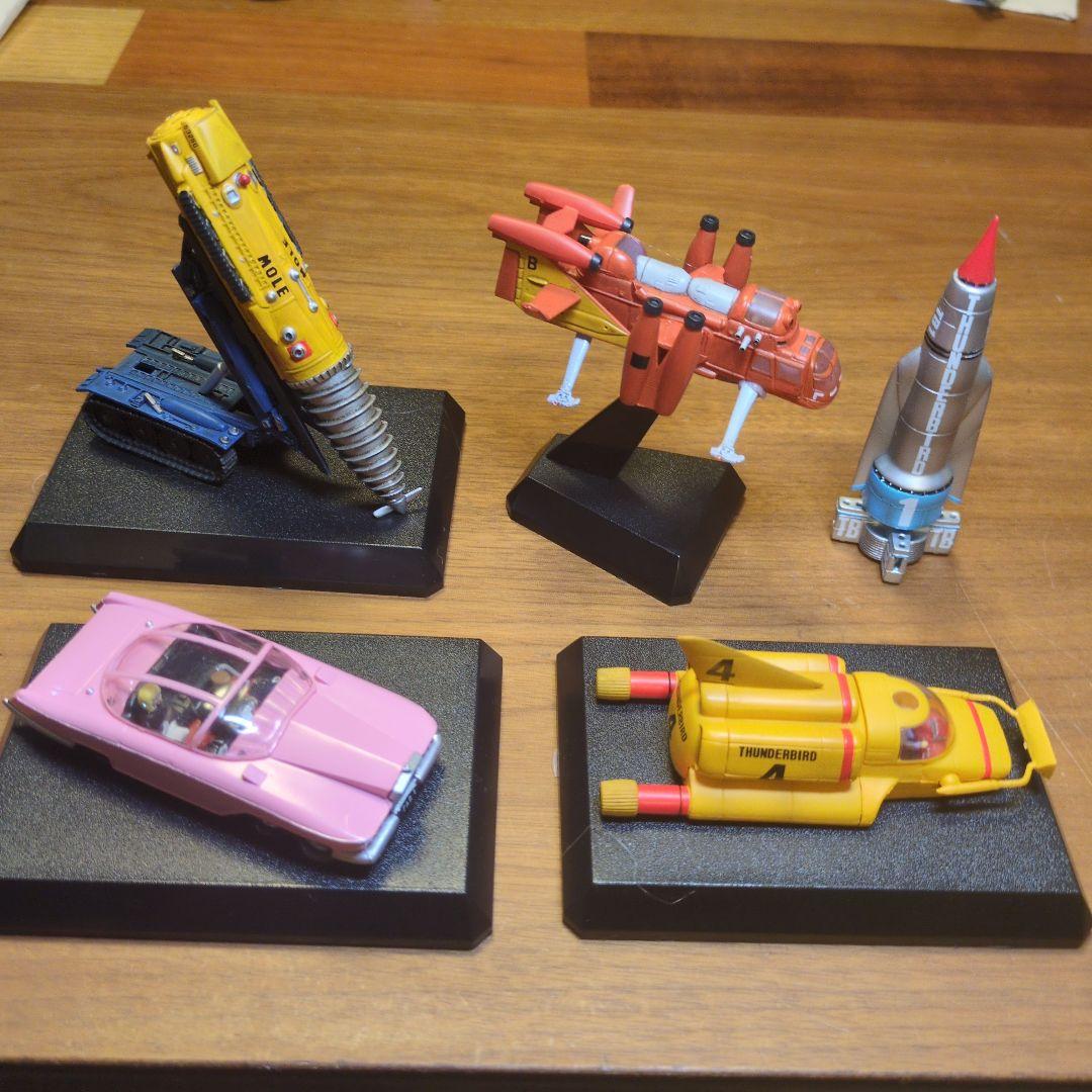 サンダーバード ミニカー5個セット