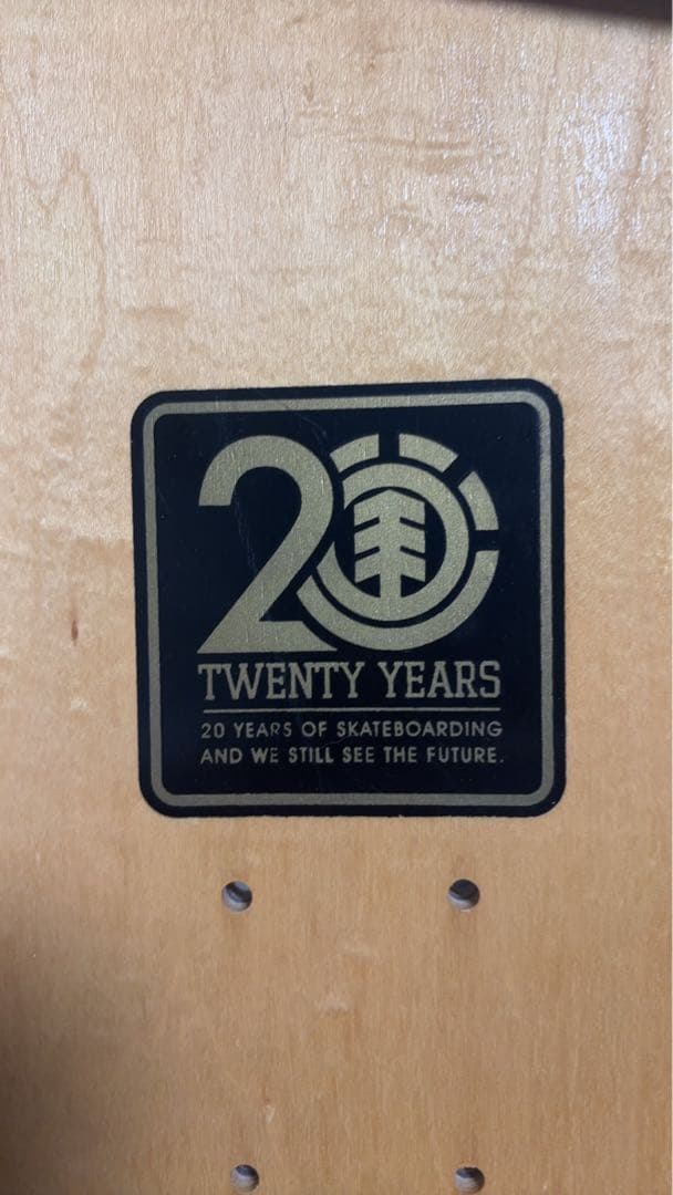 エレメント　スケボーデッキ　20周年記念デッキ