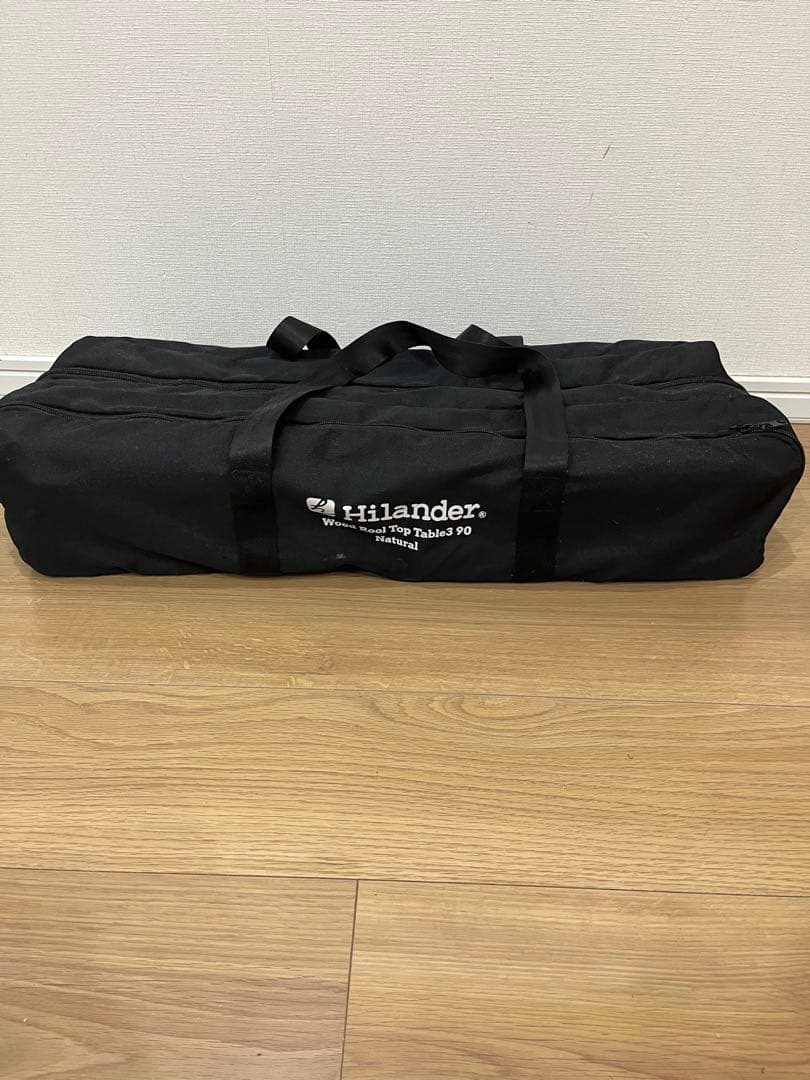 ハイランダー　ウッドロールトップテーブル3 ナチュラル90