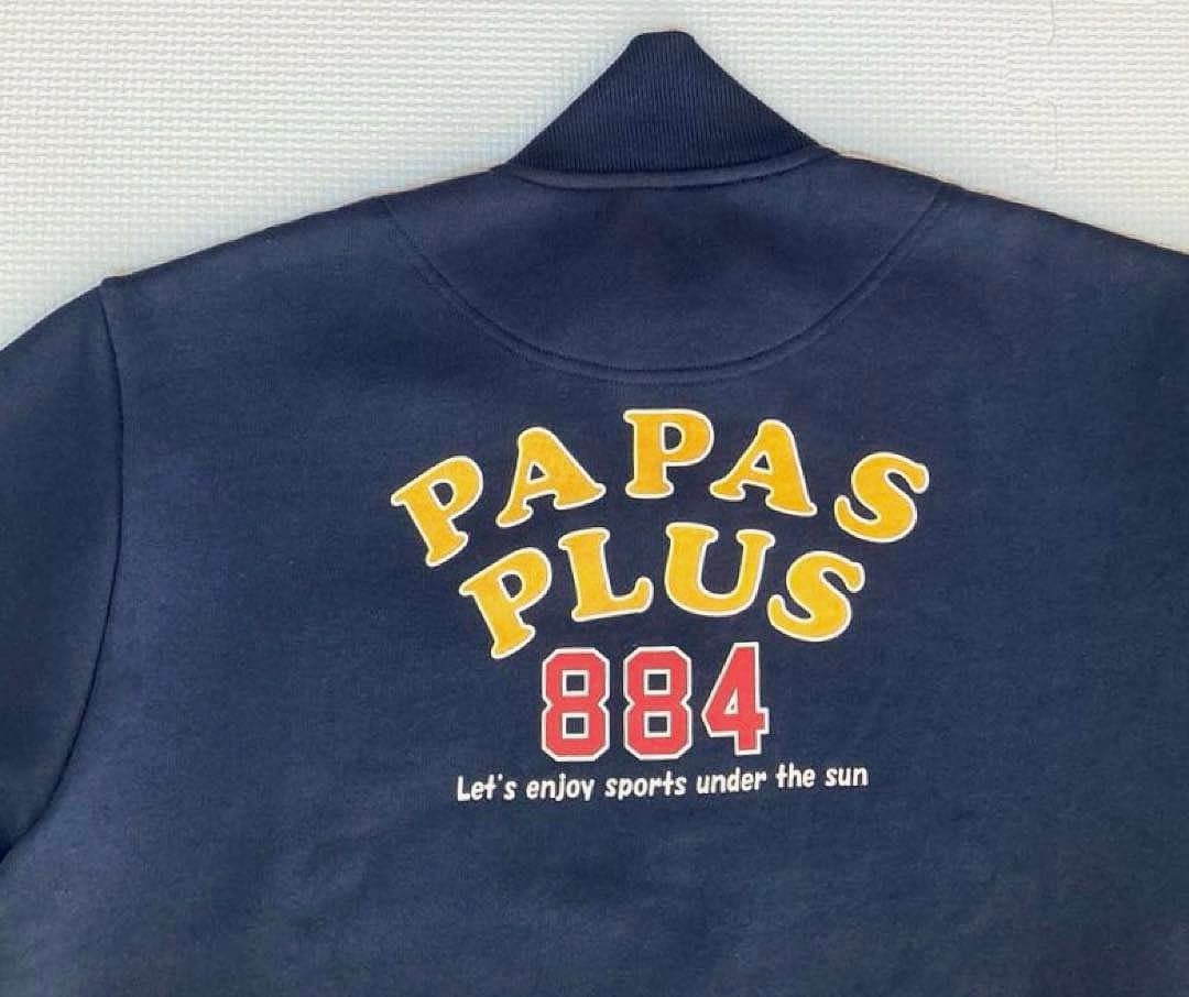PAPAS PLUS GOLF フルジップトラックジャケット（NAVY／S）