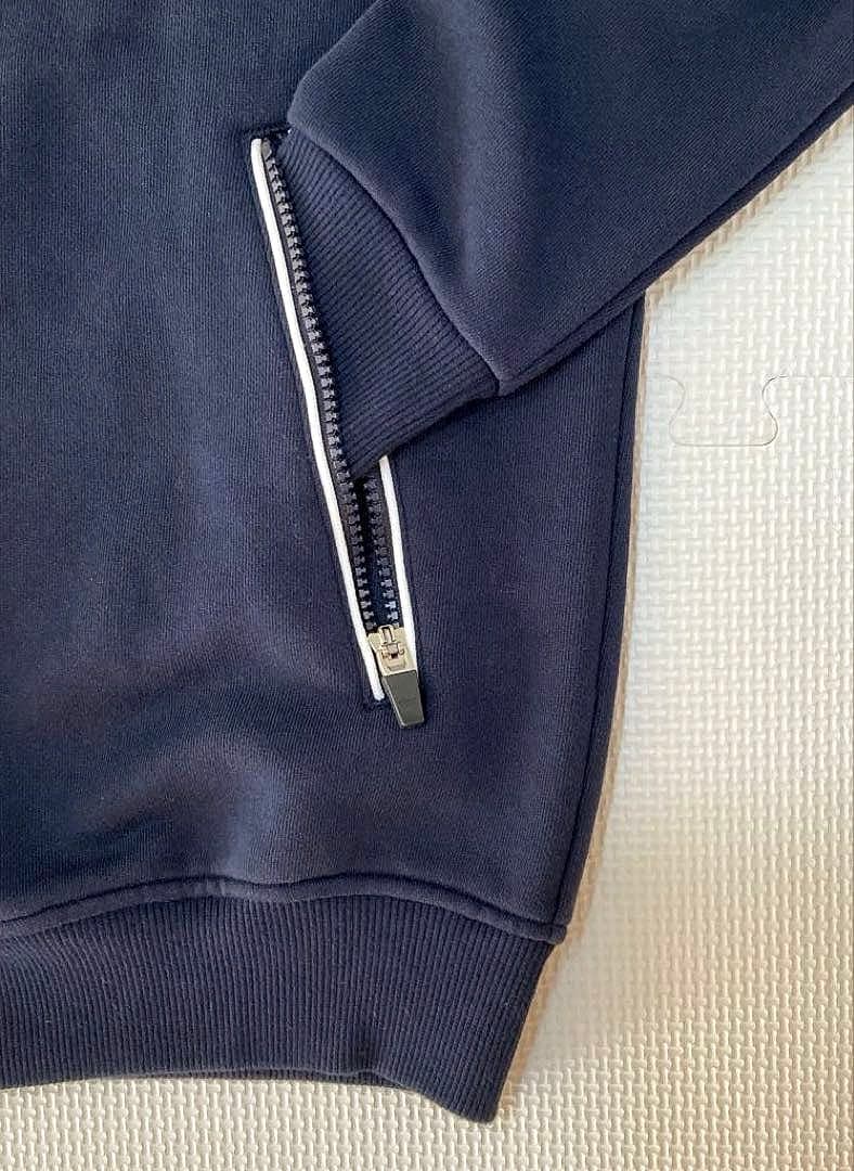 PAPAS PLUS GOLF フルジップトラックジャケット（NAVY／S）