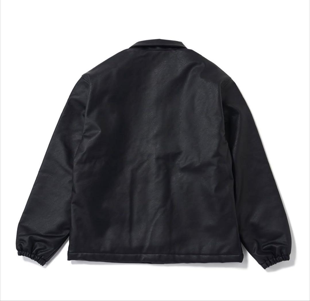 ウェア RIPPER FAKE LEATHER COACH JACKET