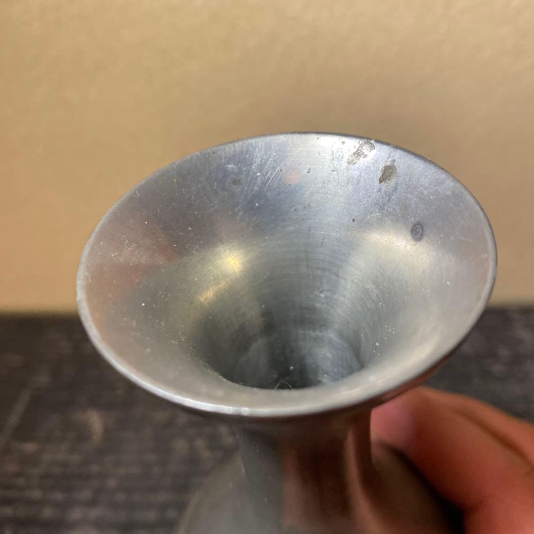 錫徳利B京錫源製　8cm18cm 461g