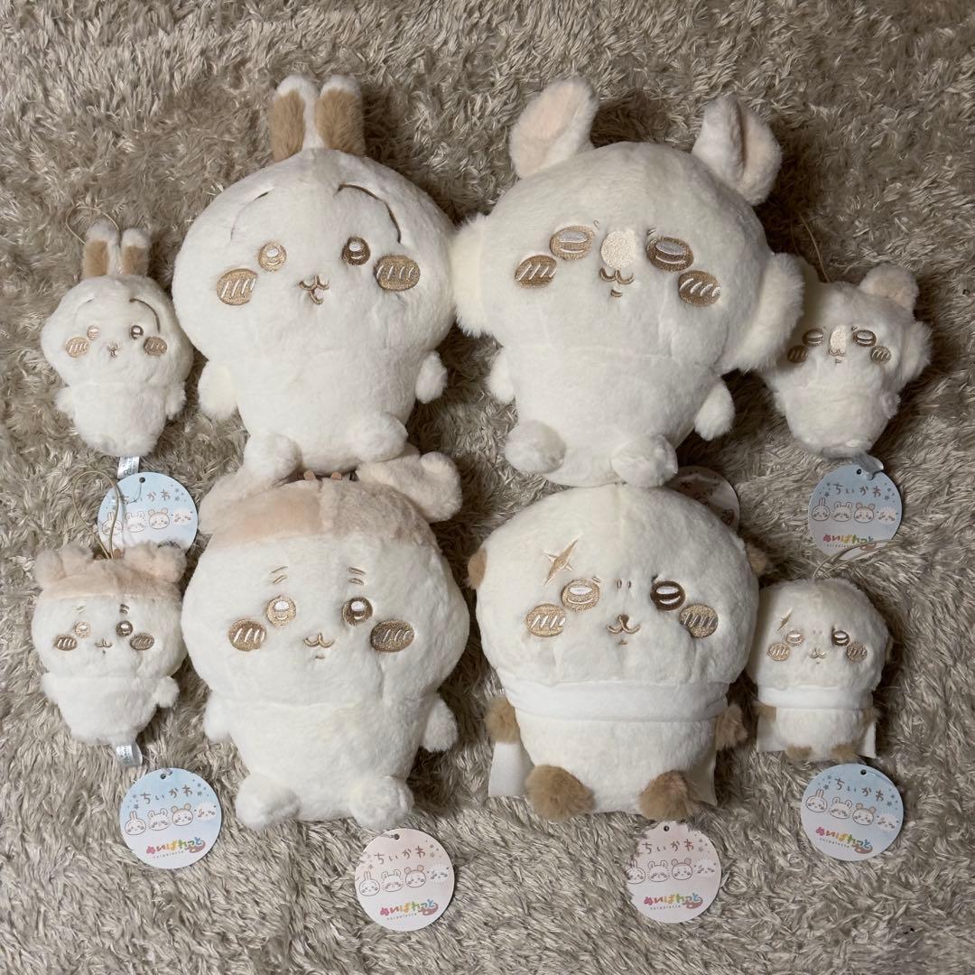 ちいかわ ぬいぱれっと ミルクいろ マスコット ぬいぐるみ② 全種コンプリート