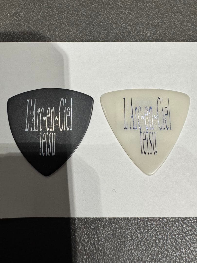 本人使用 ラルクアンシエル L'Arc-en-Ciel tetsuya ピック