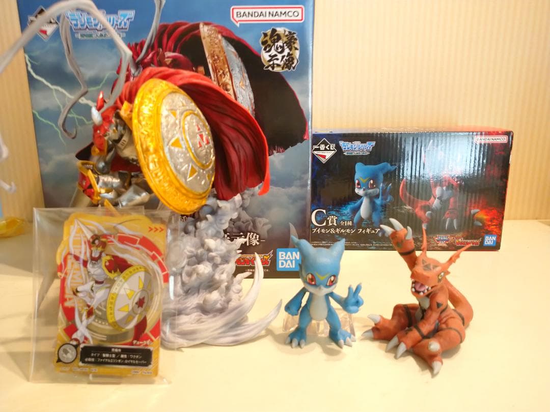 一番くじ 「デジモン」シリーズ 光を放つ、ふたつの力 B賞　C賞　＋おまけ