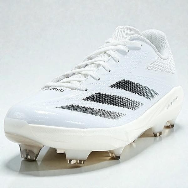 アディダス アディゼロ エレクトリック 野球 スパイク 白 メンズ 27cm