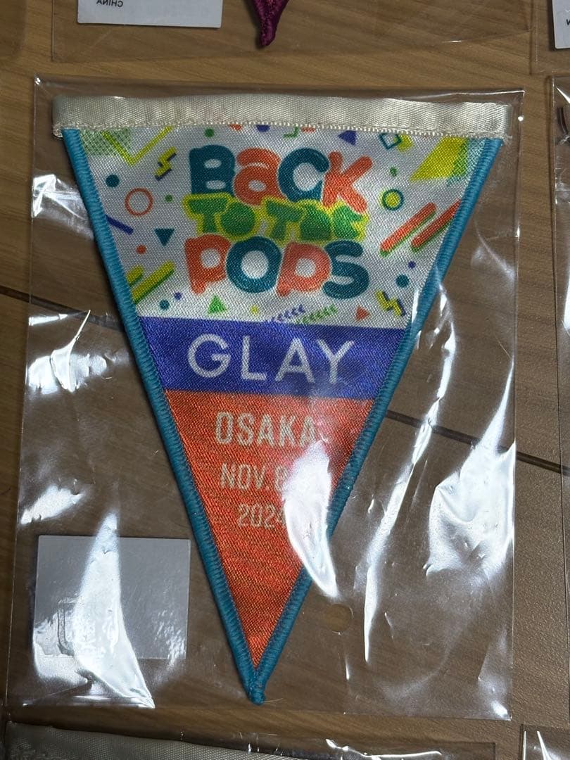GLAY BTTP 会場限定　ガーランドバッジ　コンプリートセット