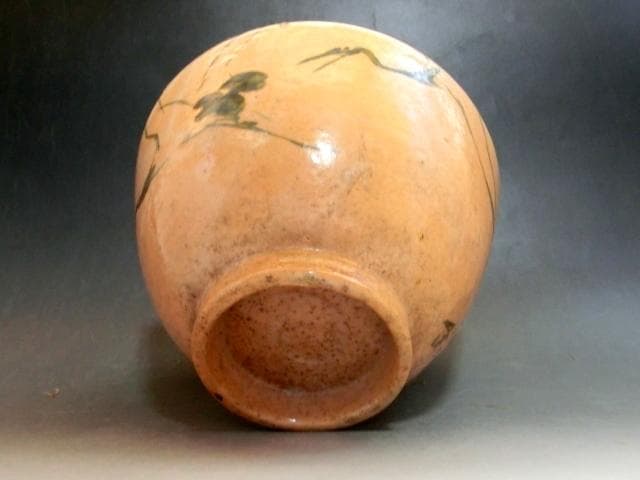 菓子鉢■鶴の画 珂ノ屋？香蘭堂 菓子器 土物 古美術 時代物 骨董品■