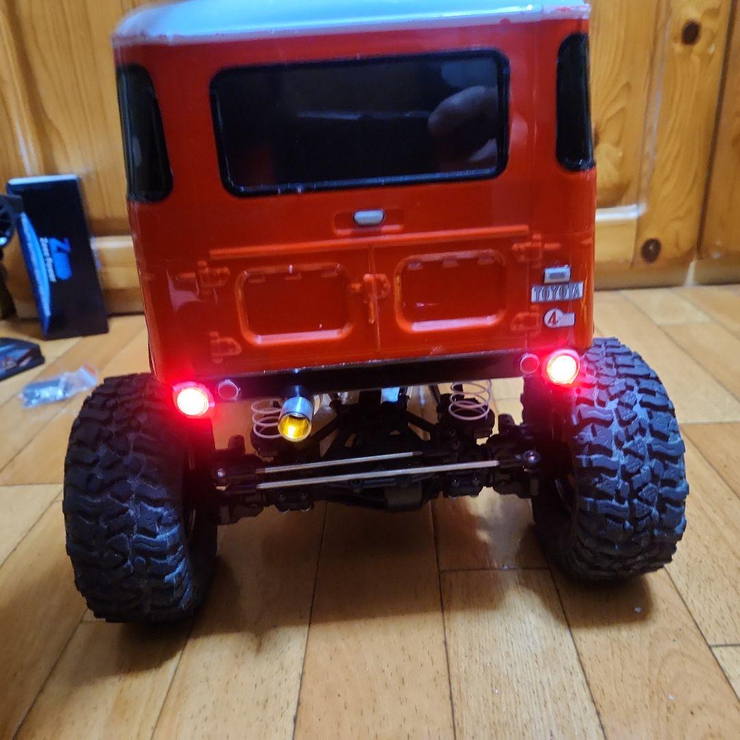 タミヤ CR-01 フルセット　電飾付　赤　ランドクルーザー　ランクル　ラジコン