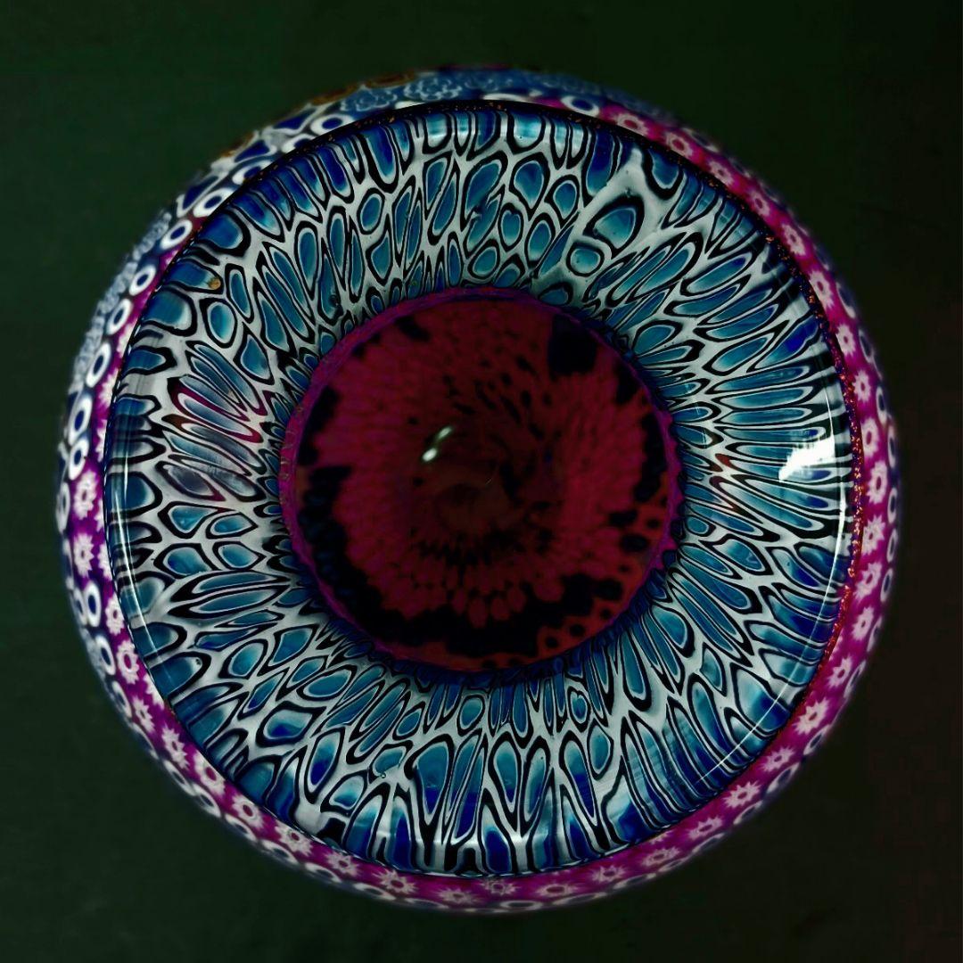 MURANO 大型 ムラノ ミルフィオリ 花瓶 オブジェ