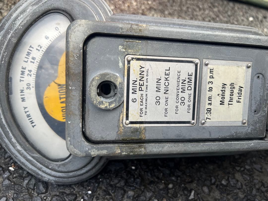 アメリカNYレトロ Duncan Meter 式駐車メーター