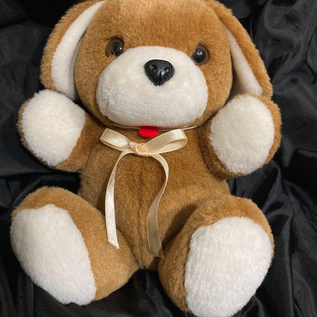 日本古典人形Scratch社平成レトロ　犬のぬいぐるみ