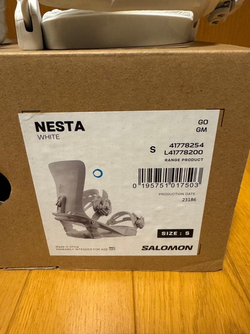 美品　SALOMON NESTA レディース　ビンディング　子供にも