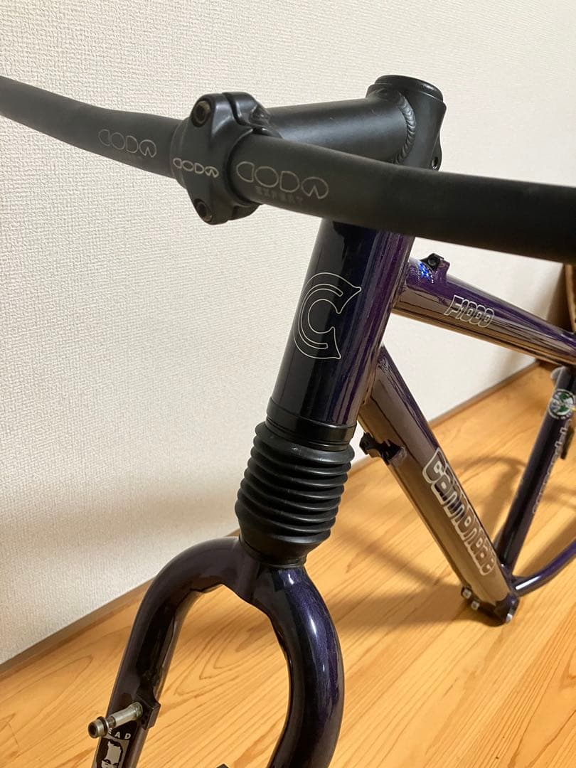 カメレオンカラー【cannondale】F1000フレーム＆ステム＆ハンドルバー
