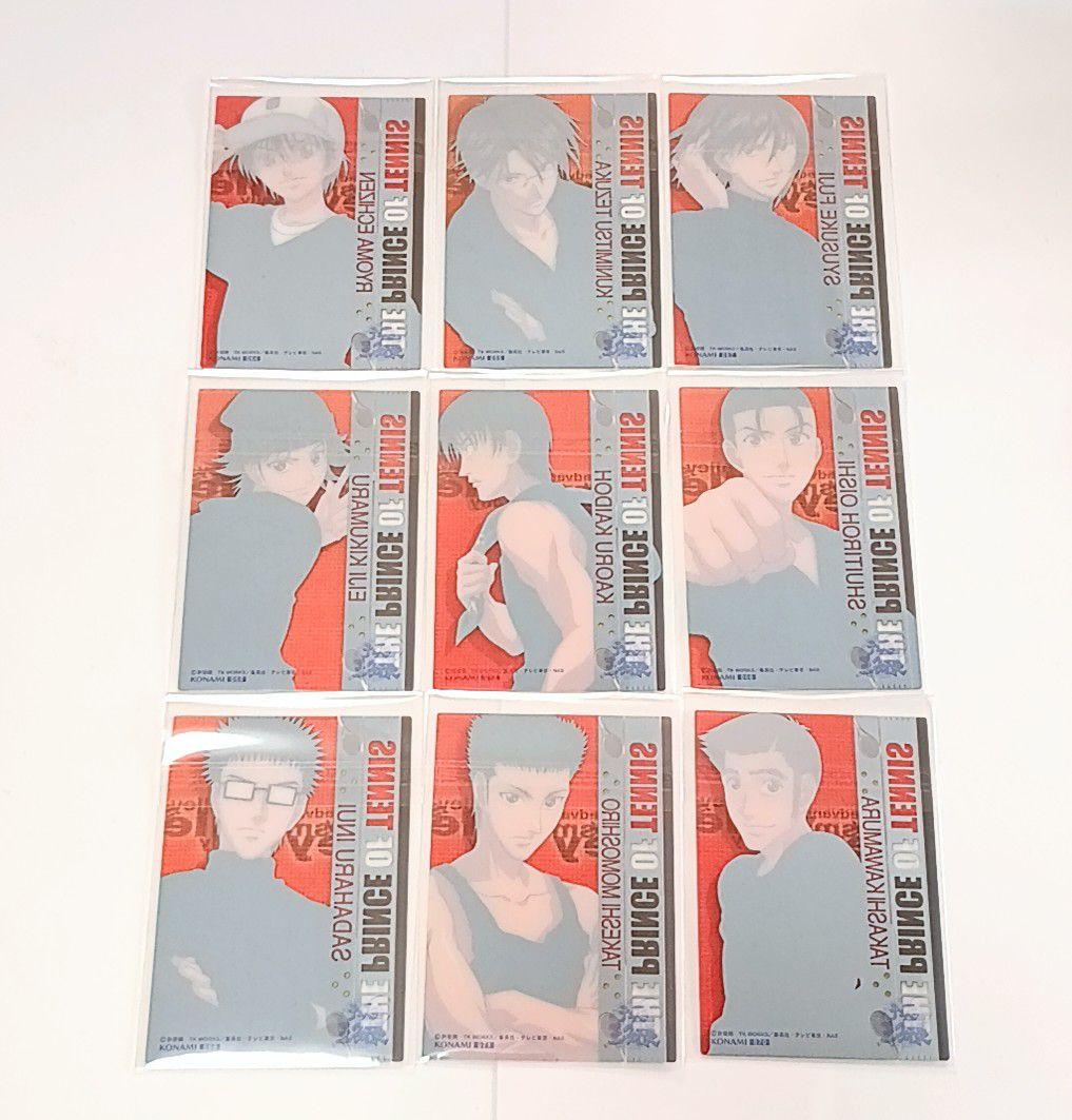 ⑯テニスの王子様　シャイニングクリアカード　黒服　コンプリート 9枚セット