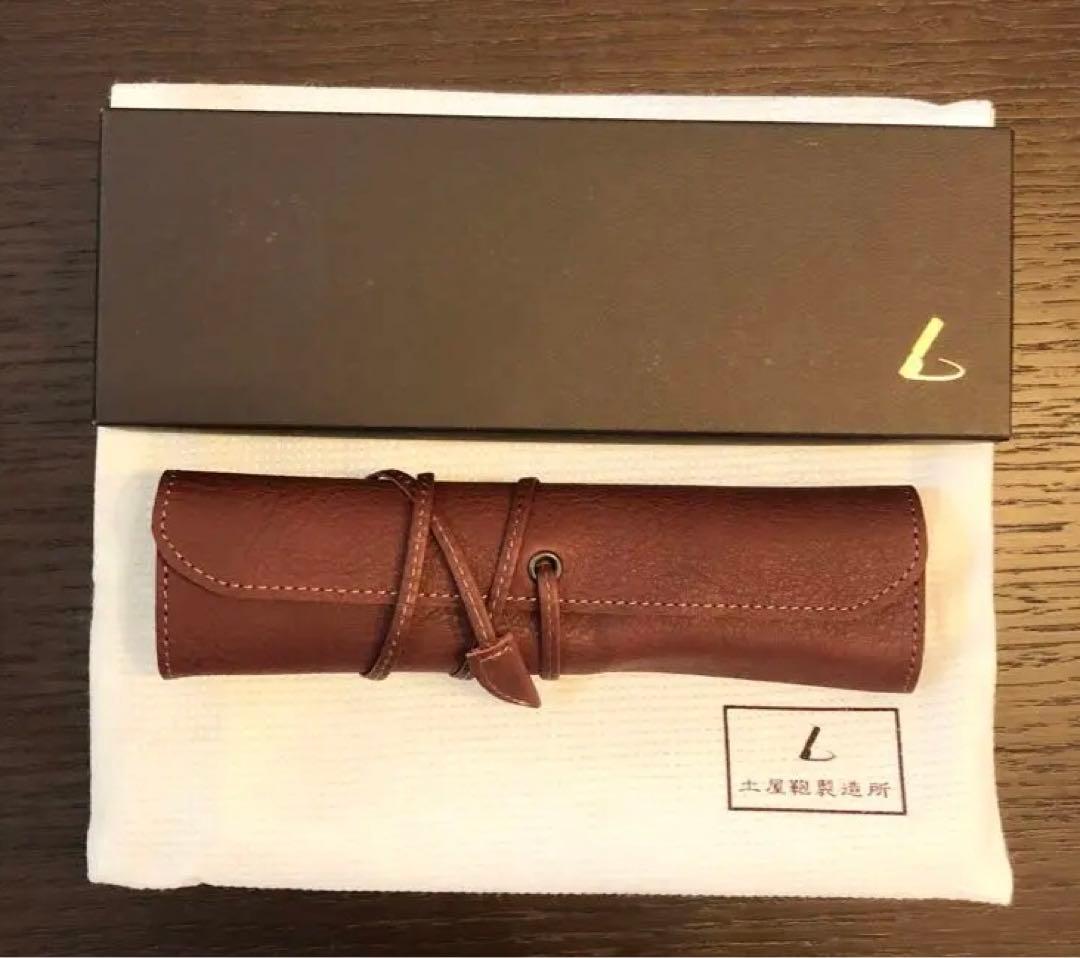 ★デッドストックラスト1品★土屋鞄　オイルヌメロールペンケース　限定色　ボルドー