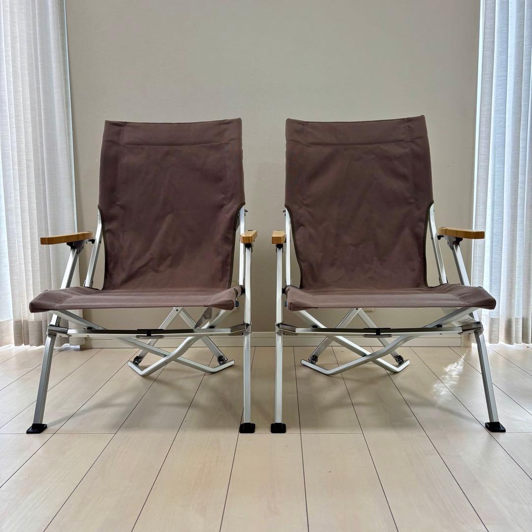  peak【Limted ITEM】ローチェア30 グレー 2脚セット②