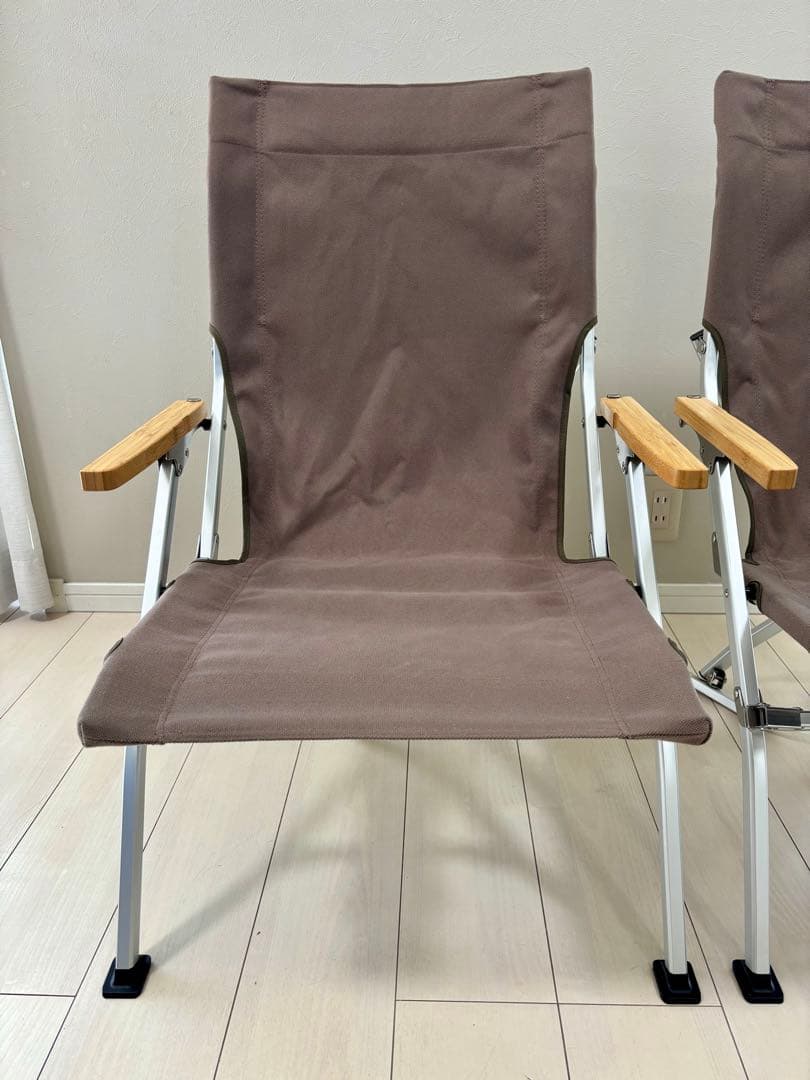  peak【Limted ITEM】ローチェア30 グレー 2脚セット②