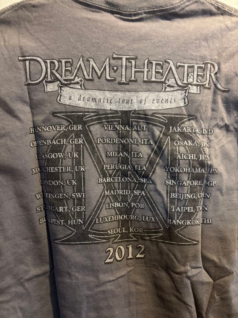 Dream Theater ツアー限定Tシャツ 入手困難