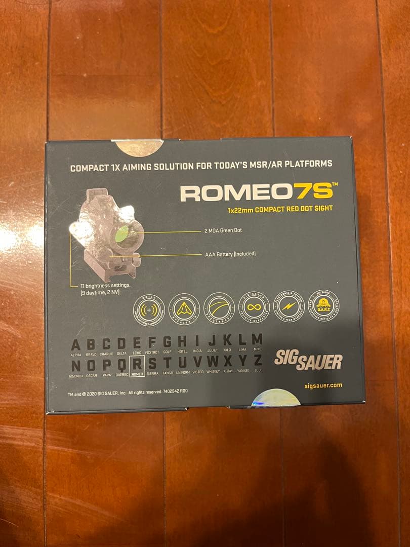 SIG SAUER ROMEOT7S 光学サイト