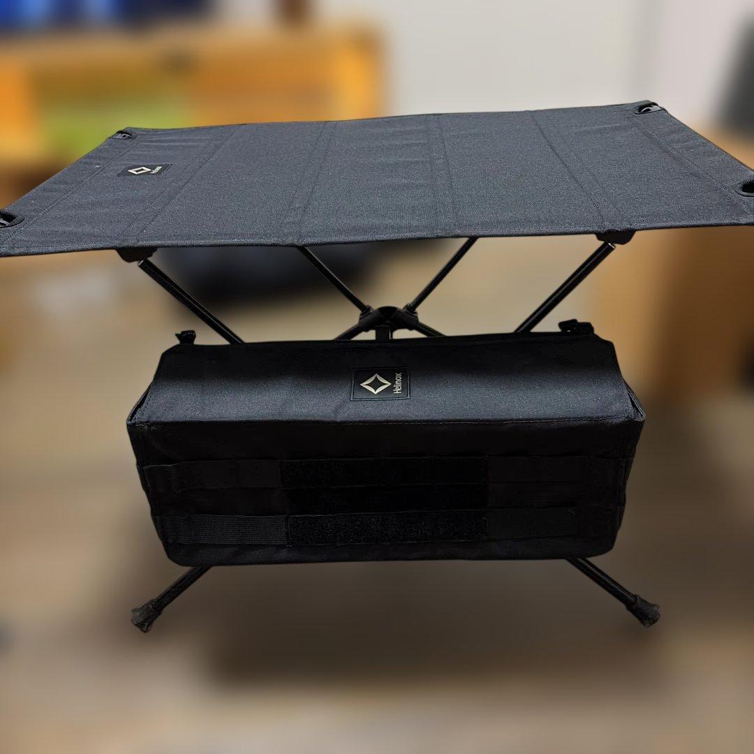 ヘリノックスHelinoxタクティカルテーブル M ブラック サイドストレージ