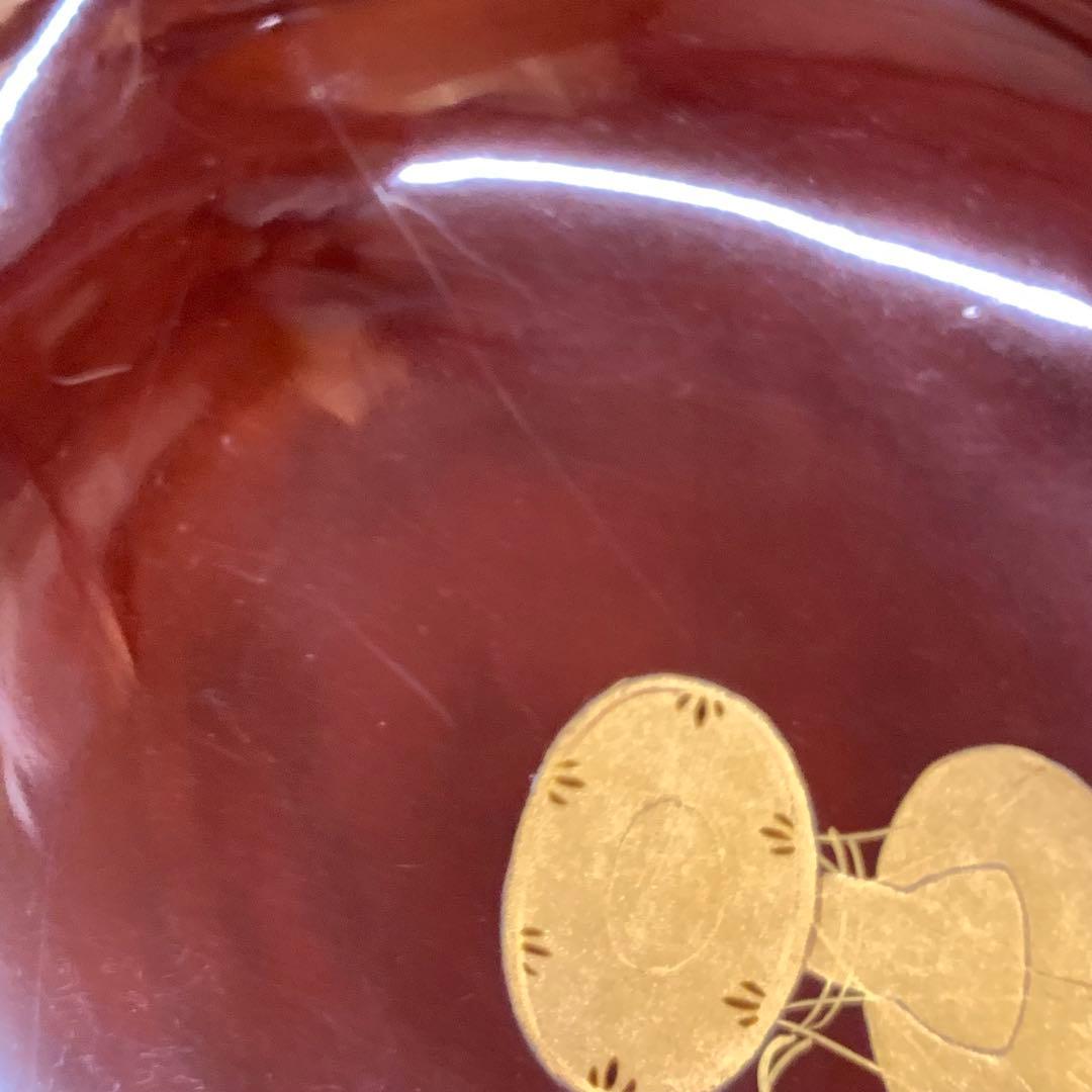 吸物椀 5客 絵変わり 塗り 溜絵 正月 賀正 金彩 汁椀 雑煮 B