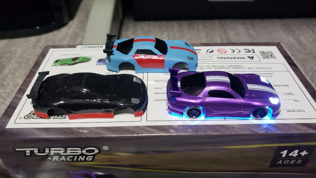 Turbo Racing 1/76 C61 ジャイロ・LED搭載ドリフトRC