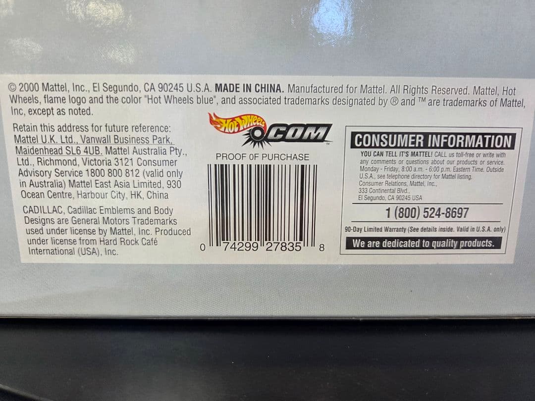 Hot Wheels 3台セット ハードロックコレクティブルズ