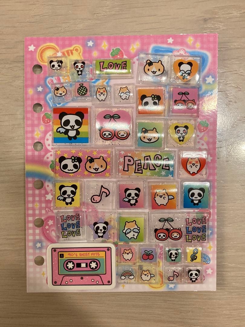 シール帳 完成品 ボンボンドロップシール