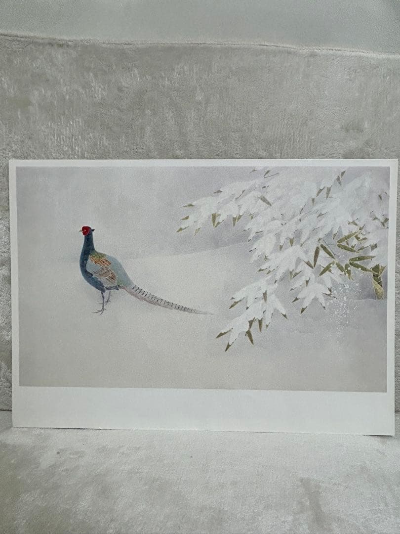 上村松園 鶴とキジの日本画