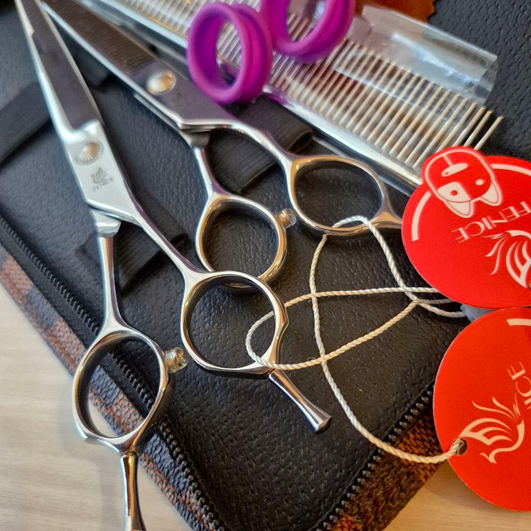 新品★フェニーチェ トリミングシザー2Pセット★カーブシザー&セニングシザー