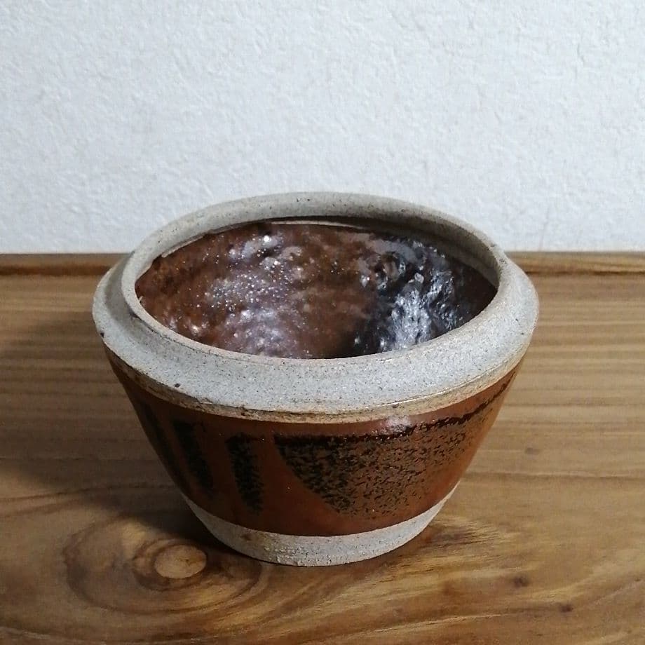 河井寛次郎　柿天目盒子