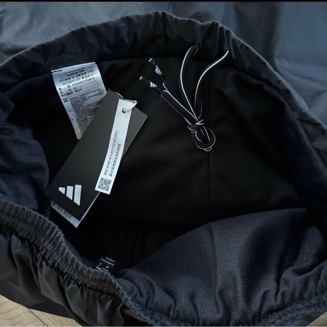 新品　アディダス　メンズ　中綿ウィンドブレーカー　上下セットアップ　黒　2XL